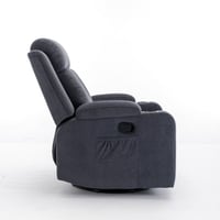 كرسي إسترخاء هزاز ودوار - رمادي غامق