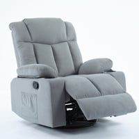 كرسي إسترخاء هزاز ودوار - رمادي