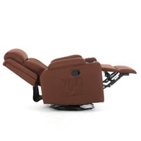 كرسي إسترخاء هزاز ودوار 360 درجة - بني