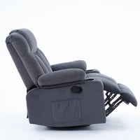 كرسي إسترخاء هزاز ودوار - رمادي غامق