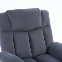 كرسي إسترخاء هزاز ودوار - رمادي غامق