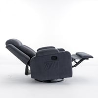 كرسي إسترخاء هزاز ودوار - رمادي غامق