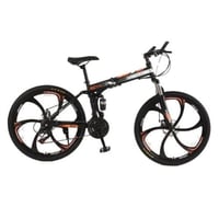 دراجة رياضية قابلة للطي مقاس كبير 26 - لون أسود كف...