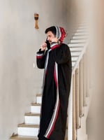 فروه اسود ورصاصي مطرز