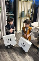 سديري دبل فيس اطفال قماش جوخ