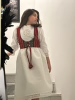 فستان يوم التأسيس سدو احمر