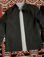 جاكيت دبل فيس رصاصي_اسود