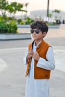 سديري دبل فيس اطفال قماش جوخ