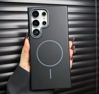 كفر لنك أبل الاصلي S24 ultra ماج سيف - أسود