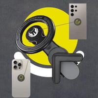 حامل جوّال مغناطيسي ويدعم تقنية ماج سيف مصمم لشاشا...