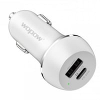 شاحن سيارة بمنفذين 38 واط WOPOW CQ004