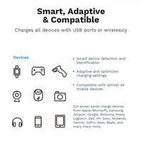 بطارية محمولة باور بنك شاحن متنقل ليفوري لاسلكي وس...