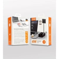 شاحن جداري يدعم الشحن السريع بقوة 65 واط مع منفذين...