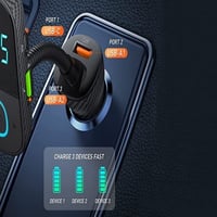 شاحن سيارة LDNIO C705Q BT5.0 شاحن USB ثلاثي BT5.0