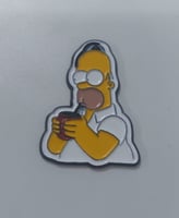 ملصق معدني حديد هومر سمبسون