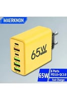 شاحن سريع محمول ماركون 6 منافذ تايب سي