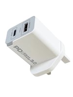 شاحن بيت مخرجPDومخرج USB شاحن سريع بقوة20وات من شر...