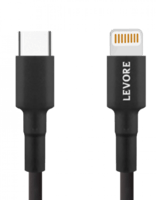 سلك شاحن ليفوري Type-C الى ايفون بطول 1 م بلاستيك