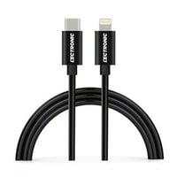 كيبل شحن ليكترونك ربر نوع سي إلى لايتنينج لأجهزة آ...