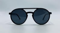 نظارة شمسية بلاستيك طيار(افياتور) اللون أسود رقم ا...