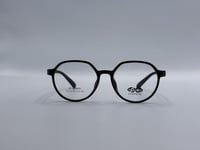 نظارة طبية دائرية من البلاستيك مناسبة للجنسين أسود...