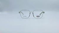 نظارة طبية بلاستيك مربعة اللون رمادي شفاف رقم المو...