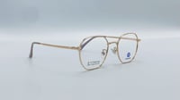 نظاره طبية هندسية من التيتانيوم اللون ذهبي رقم الم...