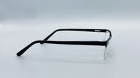 نظاره طبية مستطيلة من المعدن اللون أسود رقم المودي...