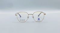 نظاره طبية هندسية من التيتانيوم اللون ذهبي رقم الم...