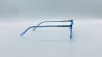 نظاره طبية مربعة من البلاستيك اللون شفاف أزرق رقم...