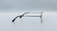 نظاره طبية هندسية من التيتانيوم اللون فضي أسود 286...