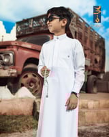 ثوب بيزنس كيدز ( ابيض )