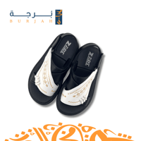 اسود + ابيض بتطريز ذهبي