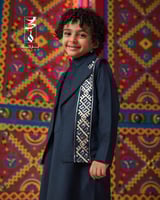 طقم الفخامة الشتوي ( كحلي )