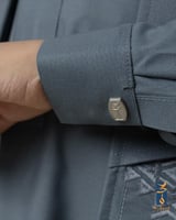 ثوب الهيبة أزرق دخاني