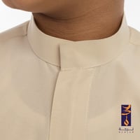 ثوب كويتي (عاجي )