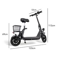 سكوتر كهربائي للكبار برو بوسلة الجديد بقوة 48V 800...