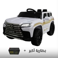 سيارة أطفال كهربائية جيب لكزس تحكم من الجوال مناسب...
