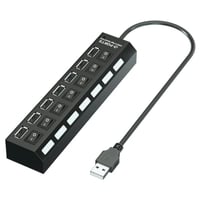 محول منفذ USB إلى 7 منافذ USB محول يو اس بي متعدد...