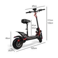 سكوتر كهربائي سرعته 99 كم Speed بمحركين مديل 2024