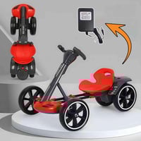 سيارة أطفال كهربائية سباق قابلة للطي لعمر 3 إلى 6...