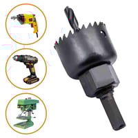 طقم منشار ثقب 11 قطعة قاطع ثقب دائري معدني طقم هول...