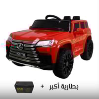 سيارة أطفال كهربائية جيب لكزس تحكم من الجوال مناسب...
