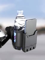 حامل للجوال والمطارة 2 في 1 للدراجات والسكوترات