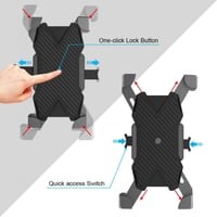 حامل للجوال للدراجات الهوائية والسكوترات الكهربائي...