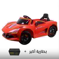 سيارة أطفال كهربائية فيراري محركين بالخلف 12v مناس...