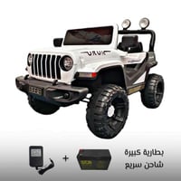 سيارة أطفال كهربائية جيب كبير بعمر 3 إلى 8 سنوات +...
