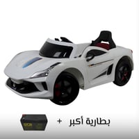 سيارة أطفال كهربائية فيراري محركين بالخلف 12v مناس...