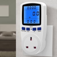 جهاز قياس طاقة الأجهزة الكهربائي مقبس UK