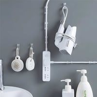 منظم أسلاك الكهرباء شفاف 20 قطعة معا لاصق للتثبيت